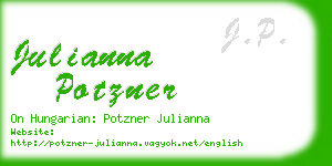 julianna potzner business card